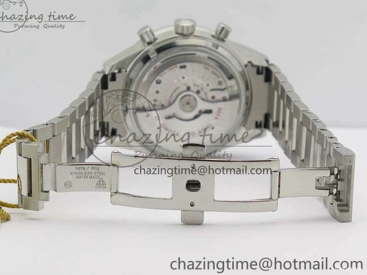 1230 Speedmaster ’57 Co-Axial OMF 1:1 Best Edition Black Dial White Markers On SS Bracelet A Durable 8146